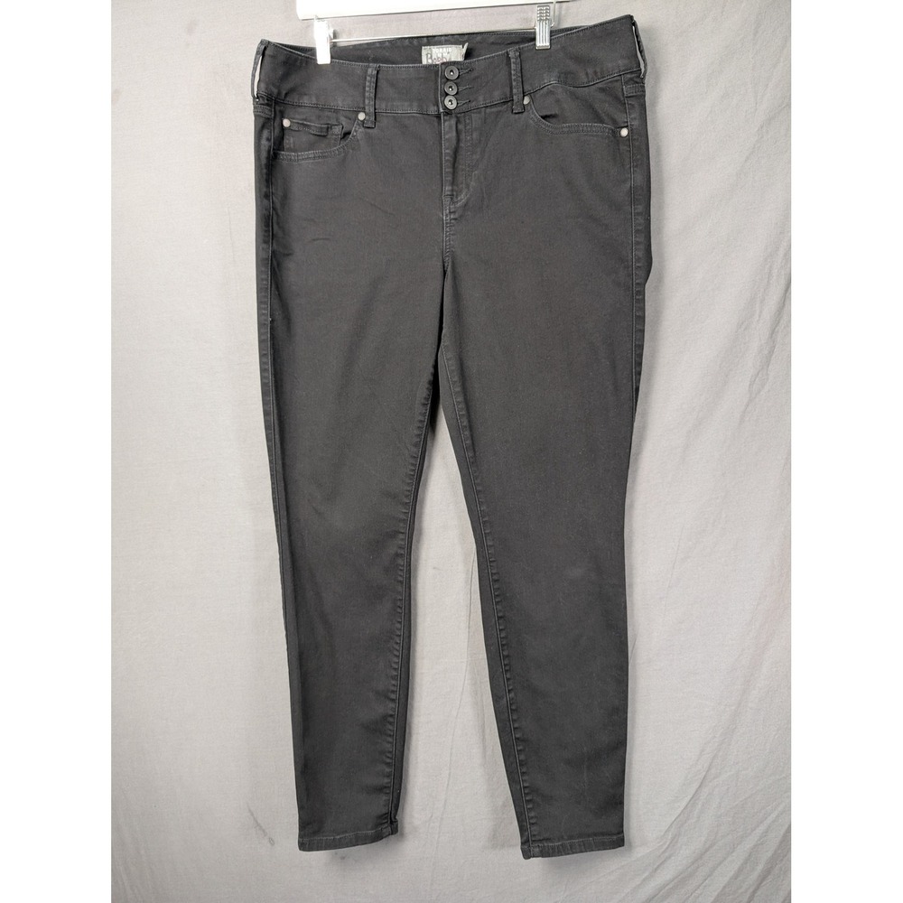 Torrid Jegging Super Soft Black Denim Skinny Jeans 18T Tall